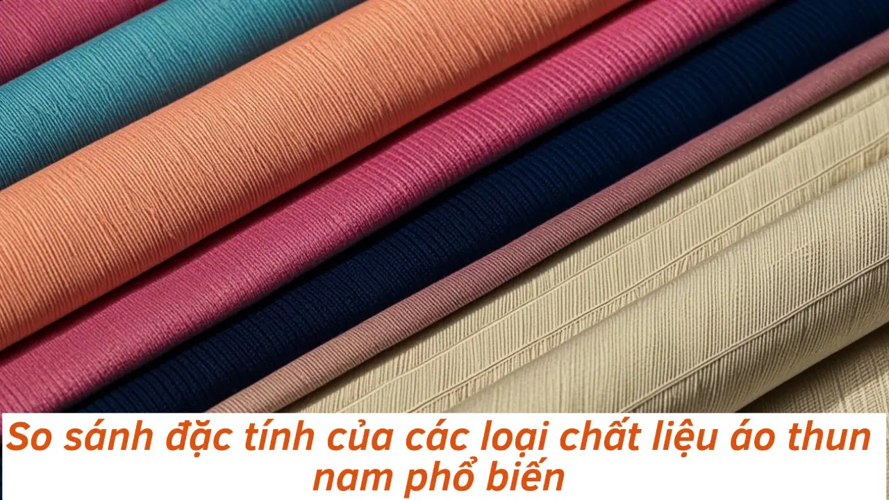 So sánh chất liệu áo thun nam đẹp 2025 tại UR SPORT