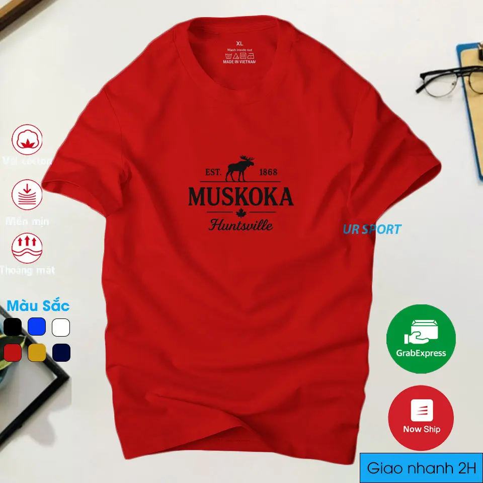 Phong cách sống với áo thun Muskoka Huntsville Phong cách sống với áo thun Muskoka Huntsville