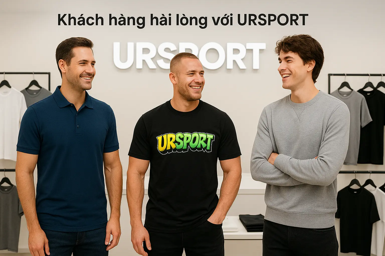 Đánh giá áo thun URSPORT nam từ khách hàng năm 2025 Đánh giá áo thun URSPORT từ khách hàng phong cách 2025