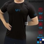 Áo thun thể thao ur sport chất vải thun lạnh thoáng mát - đen