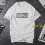 Áo thun nam The Boss  phản quang màu cao cấp màu trắng