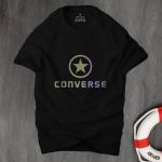 Áo thun nam Converse C6 phản quang 7 màu cá tính màu đen